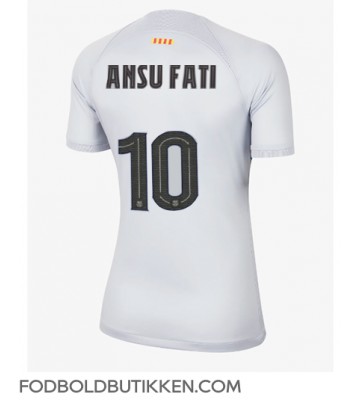 Barcelona Ansu Fati #10 Tredjetrøje Dame 2022-23 Kortærmet